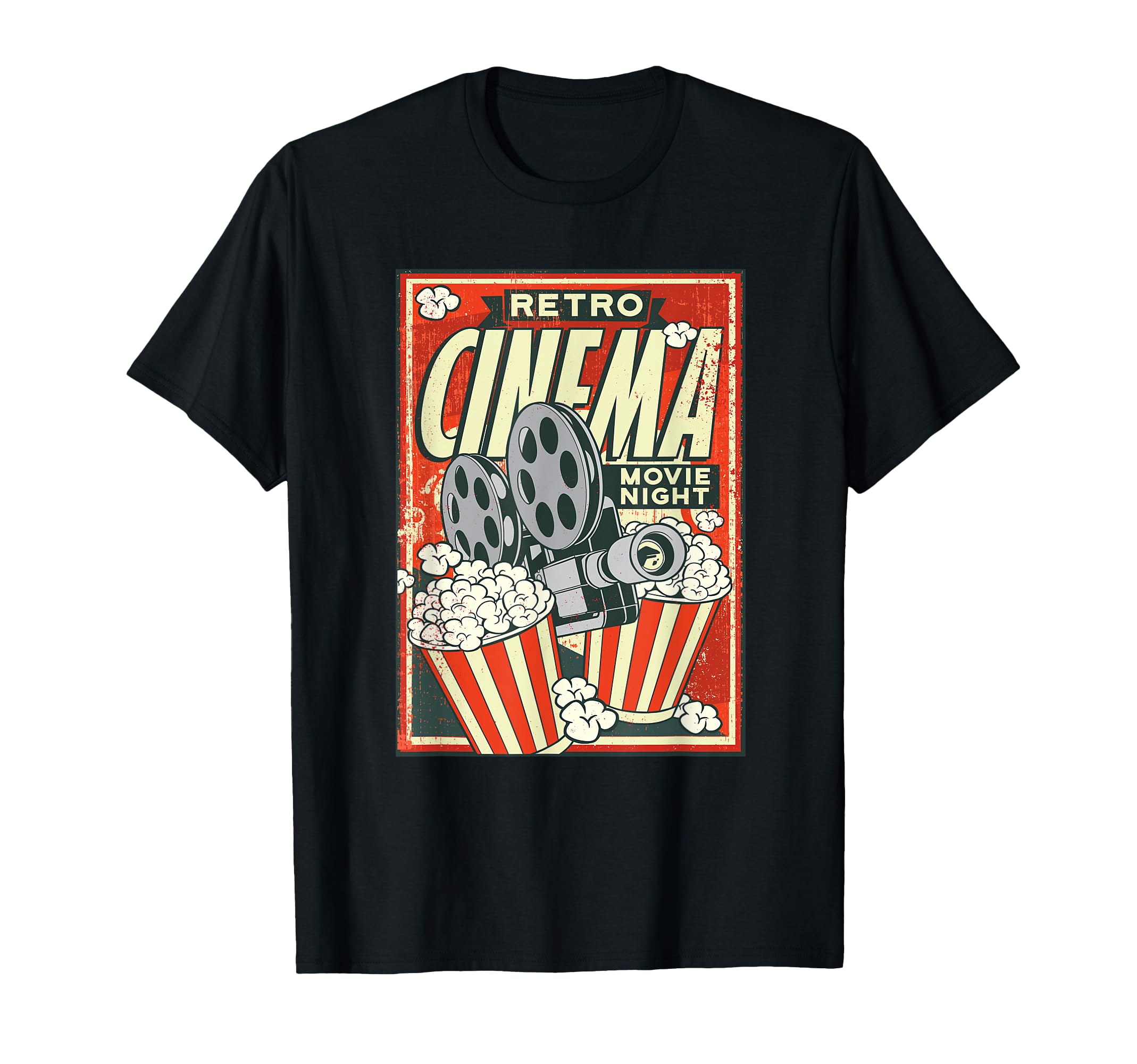Cinema Camera Popcorn Sweatshirt - Trendy Graphic Unisex - T-Shirt, Sweatshirt, Hoodie