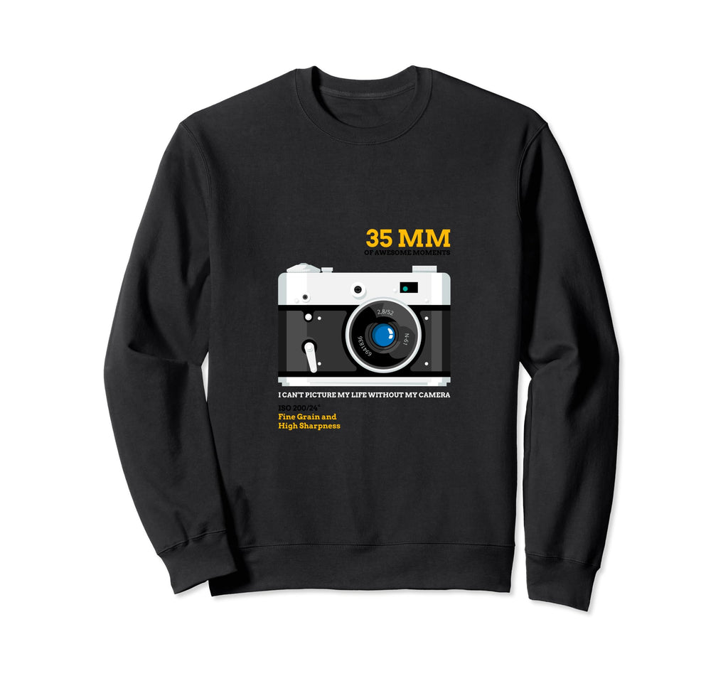 35 Mm Camera Sweatshirt - Streetwear Style Unisex - T-Shirt, Sweatshirt, Hoodie