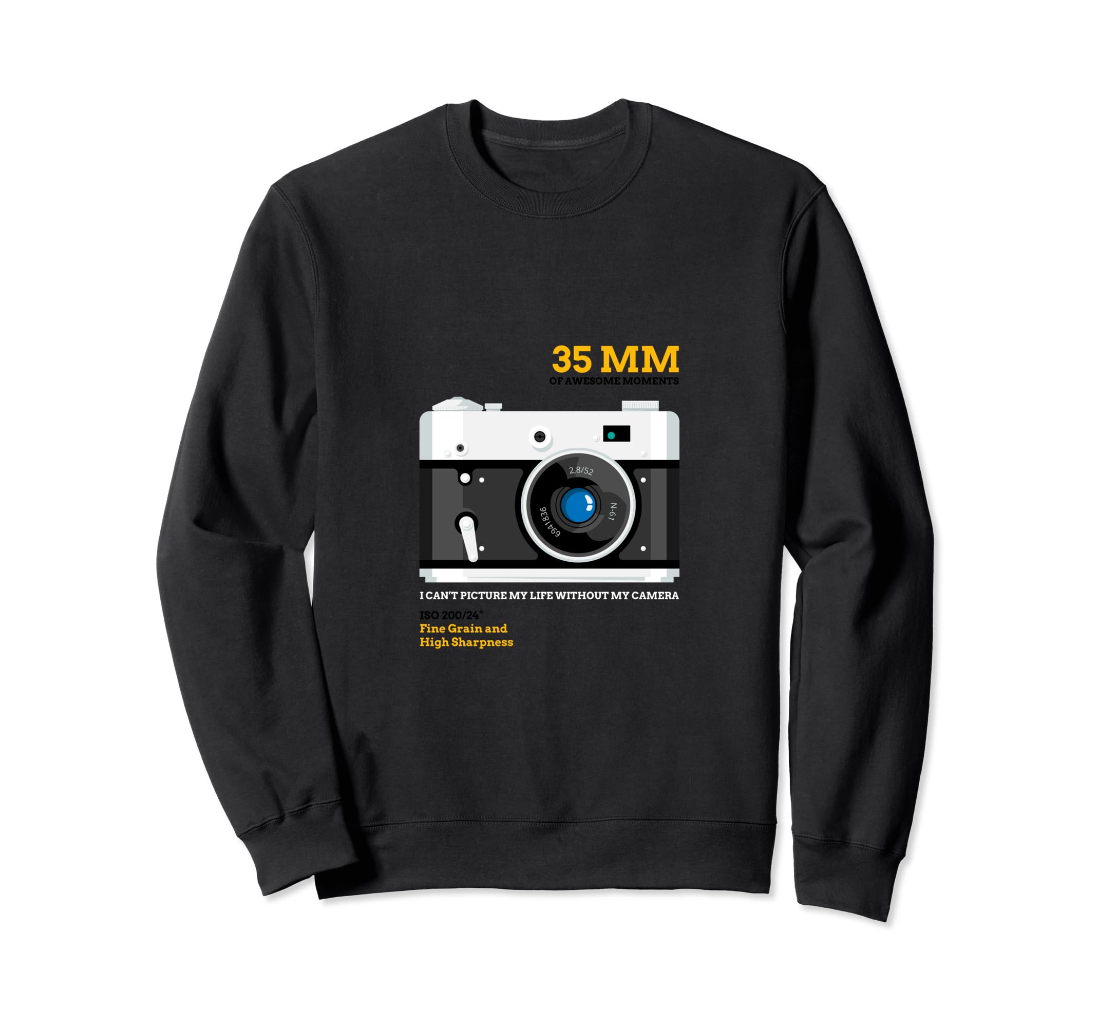 35 Mm Camera Sweatshirt - Streetwear Style Unisex - T-Shirt, Sweatshirt, Hoodie