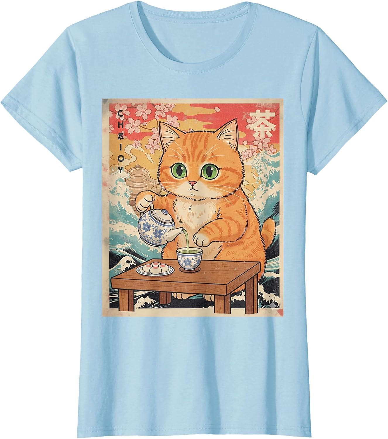 Kawaii Cat Funny - Adult & Kids T-Shirts, Sweatshirts & Hoodies apparel design preview 1