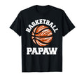 Basketball Papaw Distressed T-Shirt - Casual Everyday Wear for Adults - T-Shirt, Sweatshirt, Hoodie