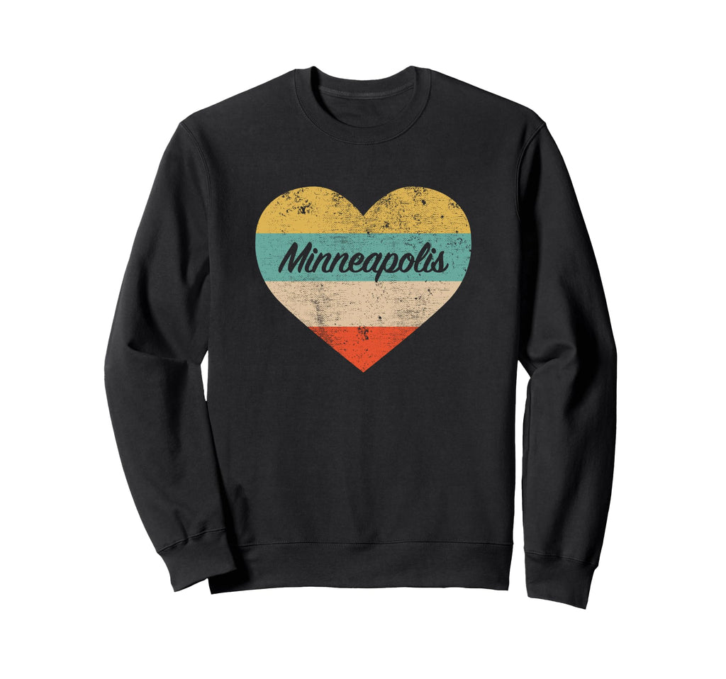 I Love Minneapolis Minnesota Sweatshirt - Custom Art Print Men Women - T-Shirt, Sweatshirt, Hoodie