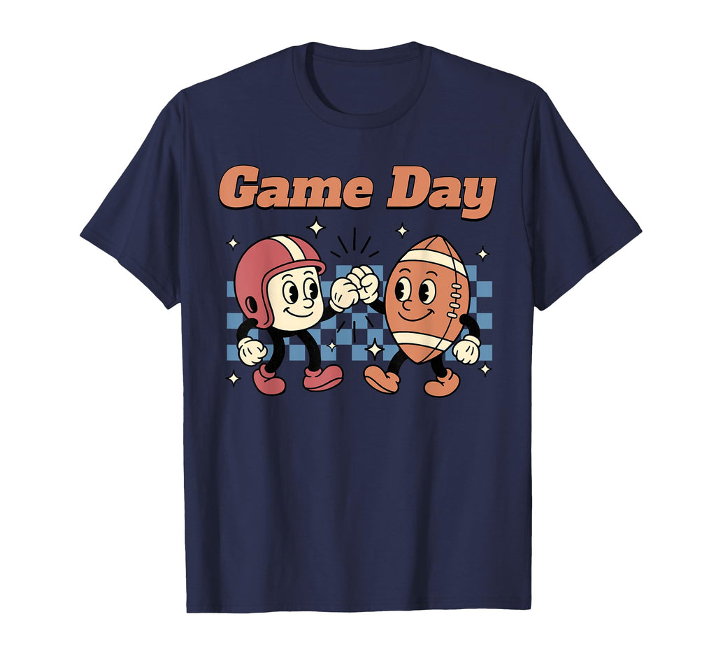 Checkered Game Day Football Mom T-Shirt - Novelty Apparel Men Women - T-Shirt, Sweatshirt, Hoodie