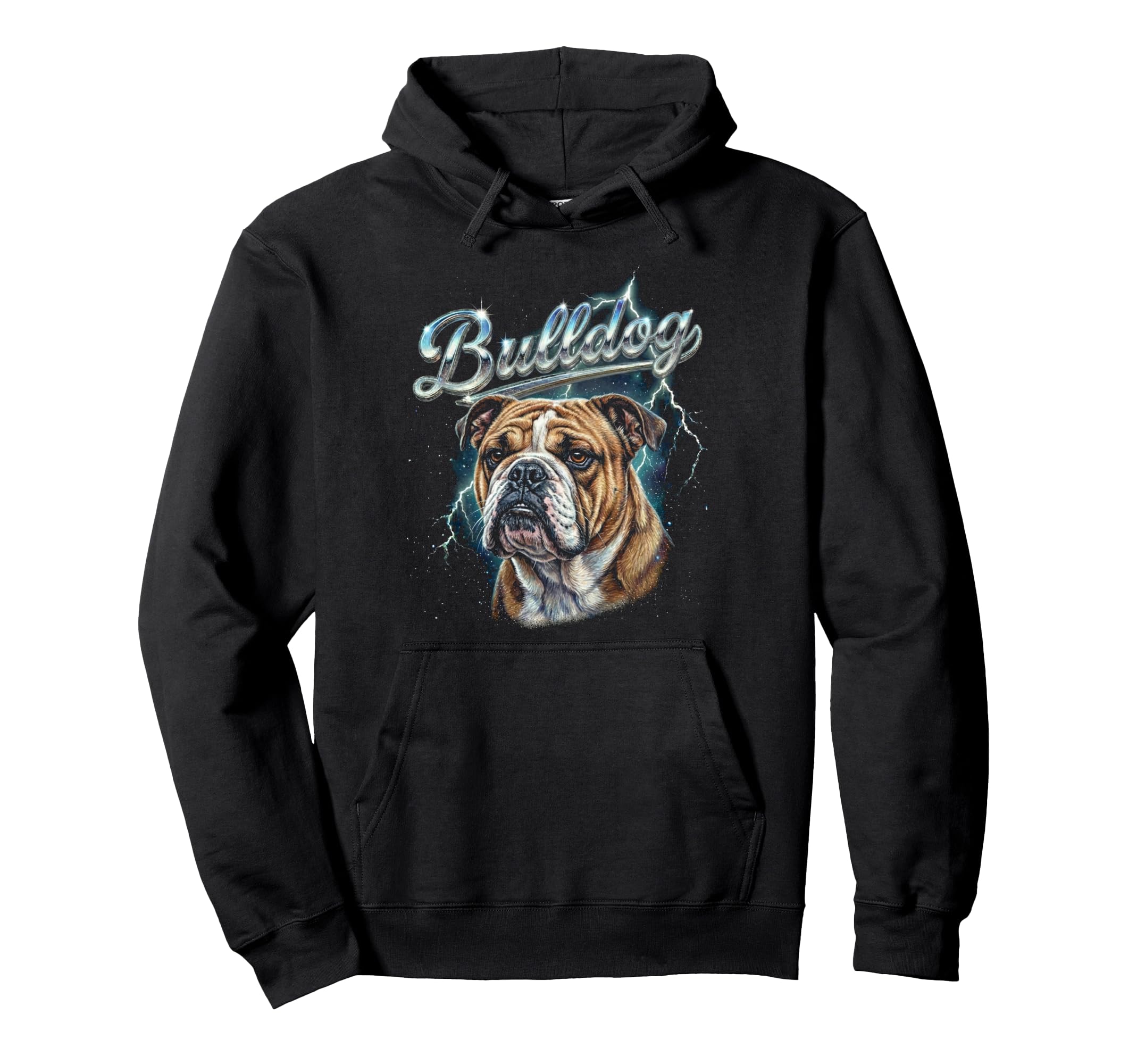 Bulldog 90S Dog Lover 80S Bulldog Hoodie - Aesthetic Graphic Men Women - T-Shirt, Sweatshirt, Hoodie