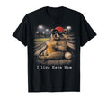 Funny Raccoon Ballfield Baseball T-Shirt - Minimalist Print for Adults - T-Shirt, Sweatshirt, Hoodie