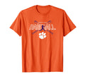 Clemson Tigers Baseball Hitter Orange T-Shirt - Unique Graphic for Adults - T-Shirt, Sweatshirt, Hoodie