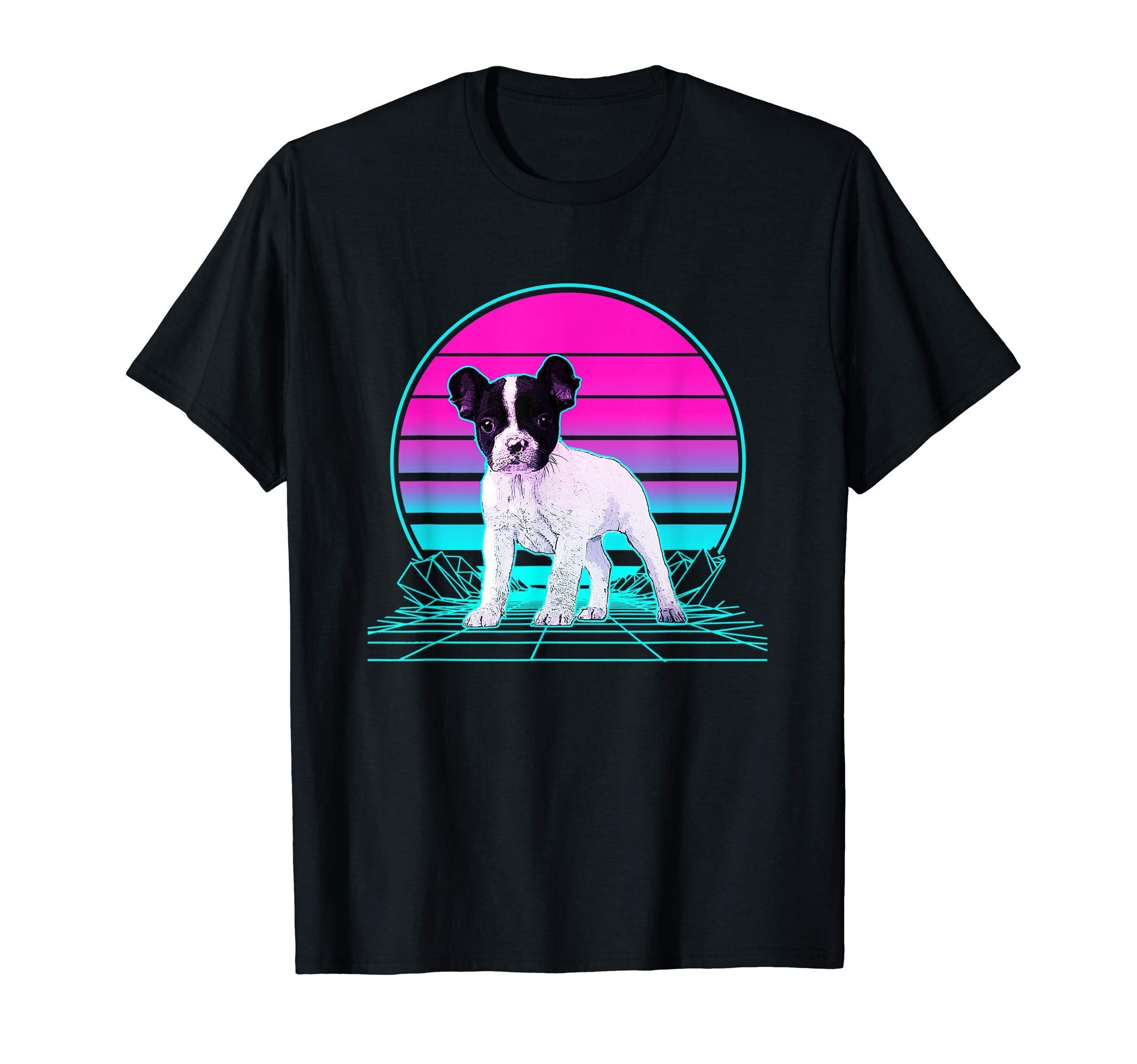 Sunset Frenchie T-Shirt - Graphic Print Men Women - T-Shirt, Sweatshirt, Hoodie