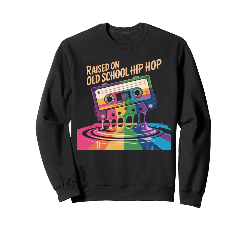 90S Hip Hop Cassette Music Old Sweatshirt - Minimalist Print Men Women - T-Shirt, Sweatshirt, Hoodie