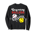 Busy Raising Ballers Baseball Sweatshirt - Fun Novelty Design for Adults - T-Shirt, Sweatshirt, Hoodie