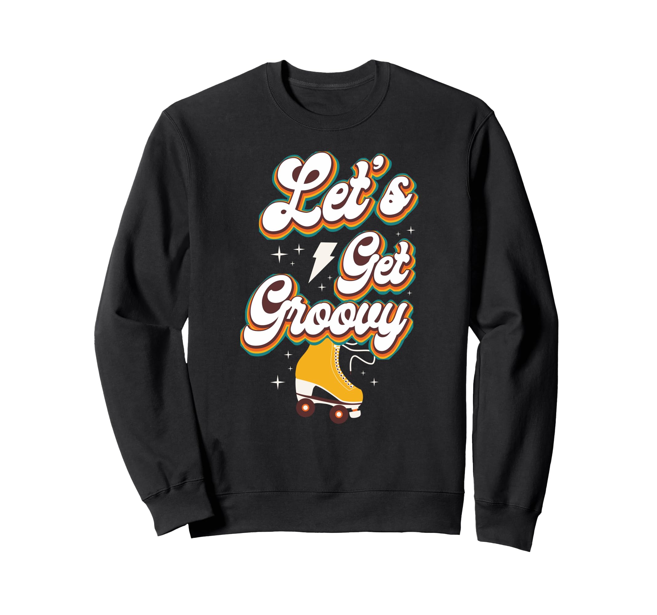 Roller Skating Skate 1970S Sweatshirt - Casual Everyday Wear for Adults - T-Shirt, Sweatshirt, Hoodie