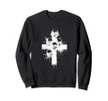 Y2K Goth Alt Grunge Cross Sweatshirt - Casual Everyday Wear Men Women - T-Shirt, Sweatshirt, Hoodie
