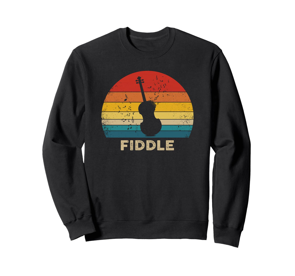 Fiddle Sunset Sweatshirt - Casual Everyday Wear for Adults - T-Shirt, Sweatshirt, Hoodie