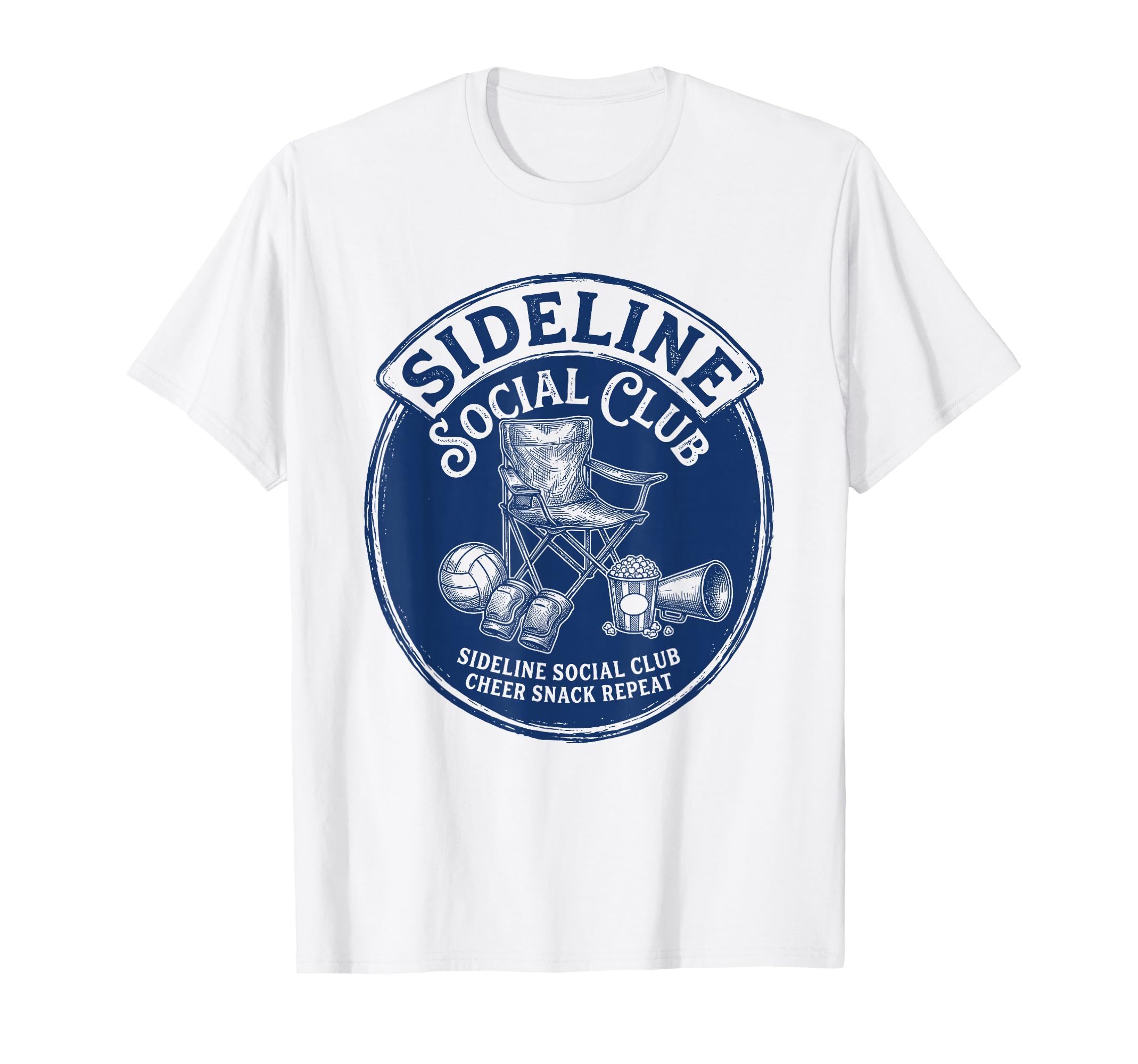 Sideline Social Club Volleyball Mom T-Shirt - Streetwear Style for Adults - T-Shirt, Sweatshirt, Hoodie