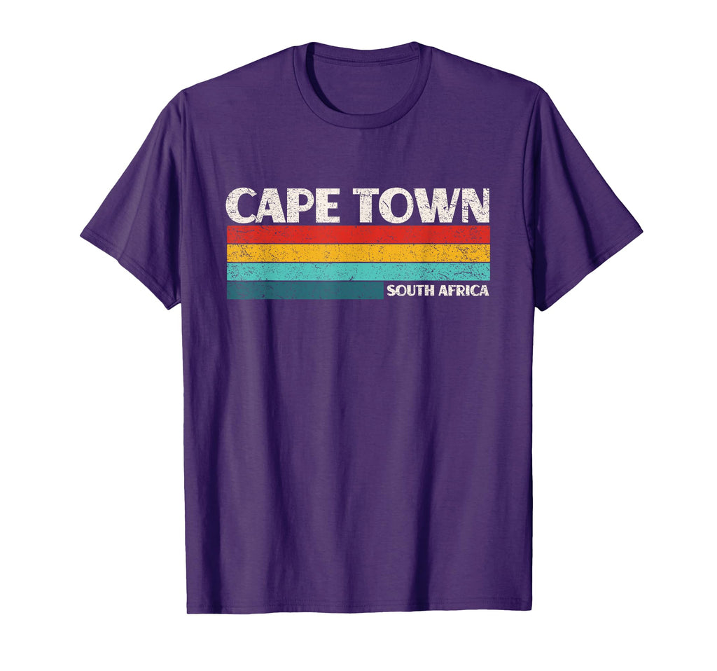 Cape Town South Africa 70S T-Shirt - Casual Everyday Wear Men Women - T-Shirt, Sweatshirt, Hoodie