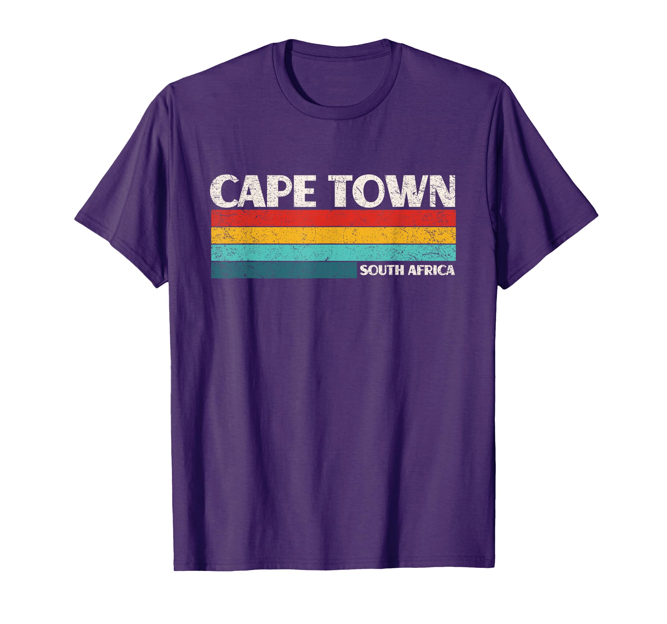 Cape Town South Africa 70S T-Shirt - Casual Everyday Wear Men Women - T-Shirt, Sweatshirt, Hoodie