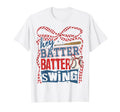 Hey Batter Batter Swing Funny Baseball T-Shirt - Novelty Apparel Unisex - T-Shirt, Sweatshirt, Hoodie