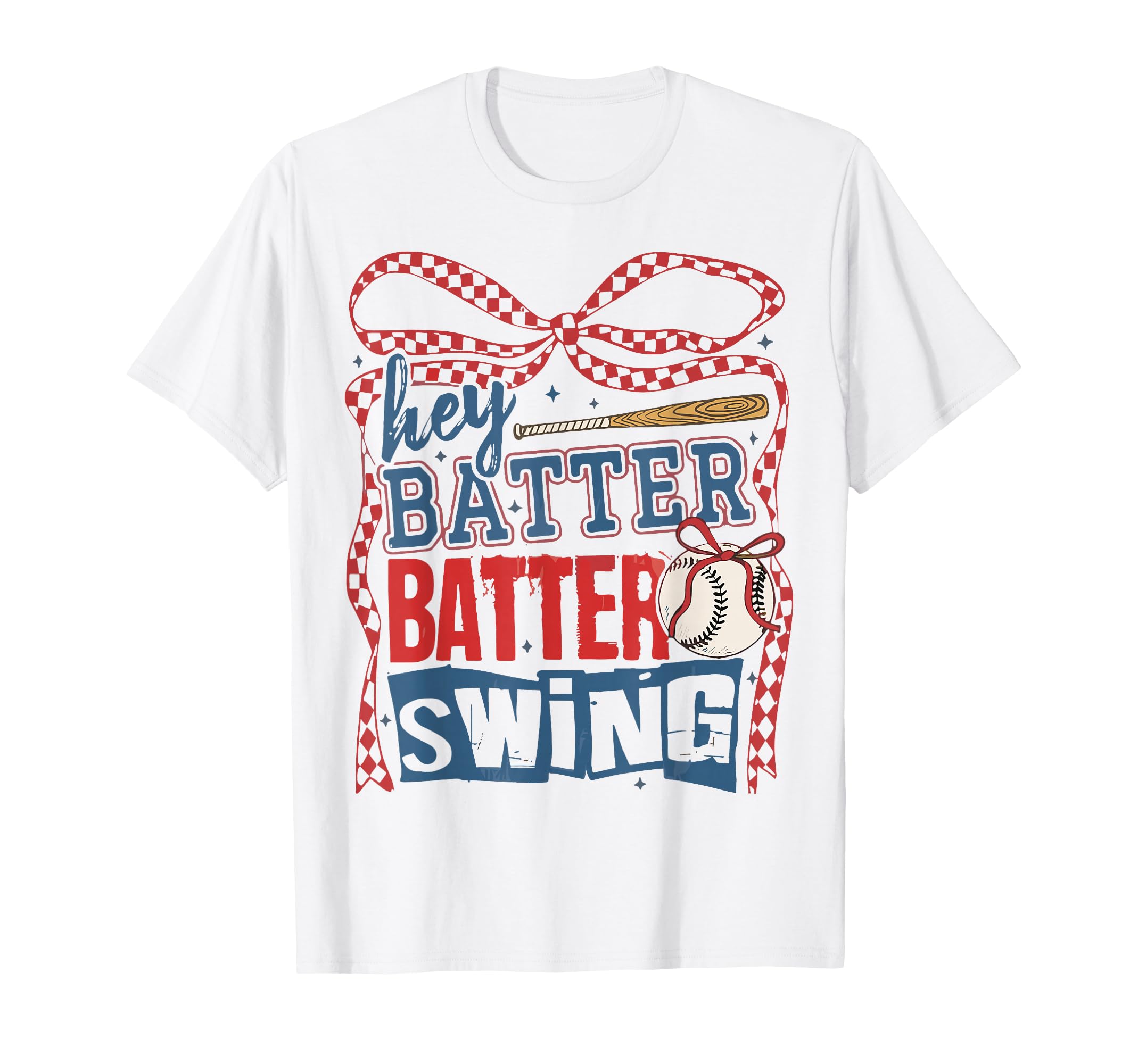 Hey Batter Batter Swing Funny Baseball T-Shirt - Novelty Apparel Unisex - T-Shirt, Sweatshirt, Hoodie