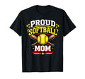 Proud Softball Mom Game Day Softball T-Shirt - Unique Graphic for Adults - T-Shirt, Sweatshirt, Hoodie