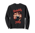 Rockabilly Filly Diner Sweatshirt - Casual Everyday Wear Unisex - T-Shirt, Sweatshirt, Hoodie