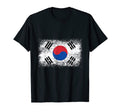 South Korea Distressed Flag T-Shirt - Novelty Apparel Unisex - T-Shirt, Sweatshirt, Hoodie