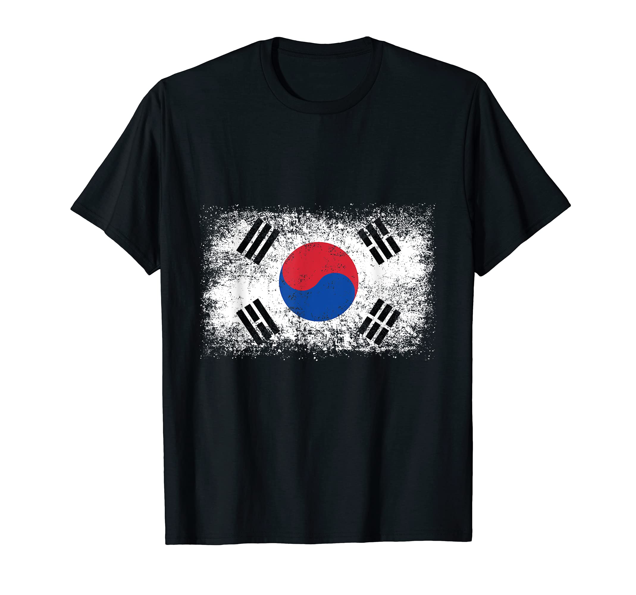 South Korea Distressed Flag T-Shirt - Novelty Apparel Unisex - T-Shirt, Sweatshirt, Hoodie