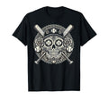 Latino Mexican Sugar Skull Baseball T-Shirt - Minimalist Print for Adults - T-Shirt, Sweatshirt, Hoodie