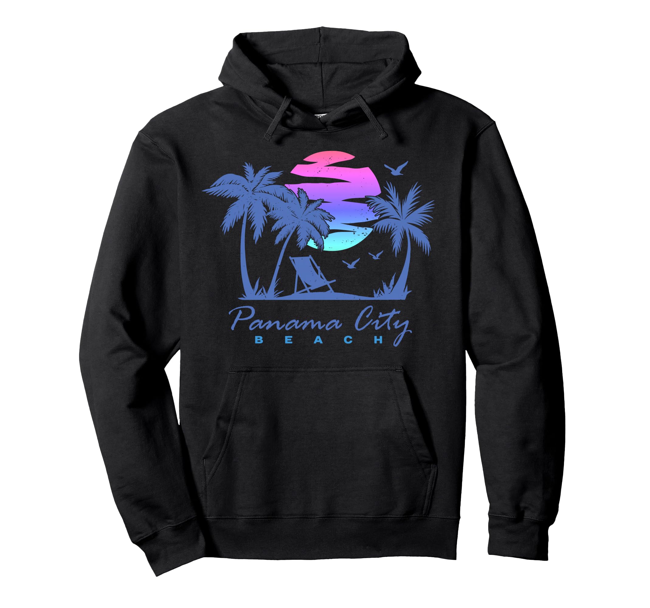 Panama City Beach Florida Vacation Hoodie - Fun Novelty Design for Adults - T-Shirt, Sweatshirt, Hoodie