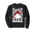 Baseball Nana Groovy Nana Sweatshirt - Casual Everyday Wear Men Women - T-Shirt, Sweatshirt, Hoodie