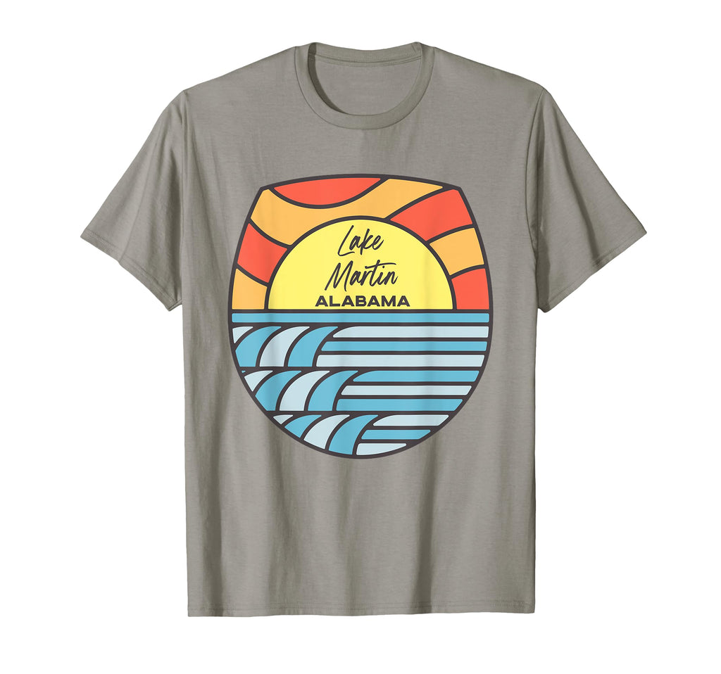 Lake Martin Alabama Al Sunset Souvenir T-Shirt - Trendy Graphic for Adults - T-Shirt, Sweatshirt, Hoodie