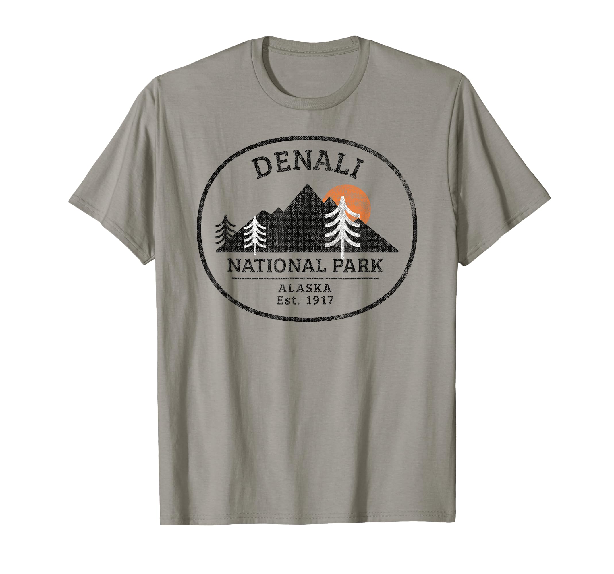 Denali National Park Alaska T-Shirt - Fun Novelty Design for Adults - T-Shirt, Sweatshirt, Hoodie