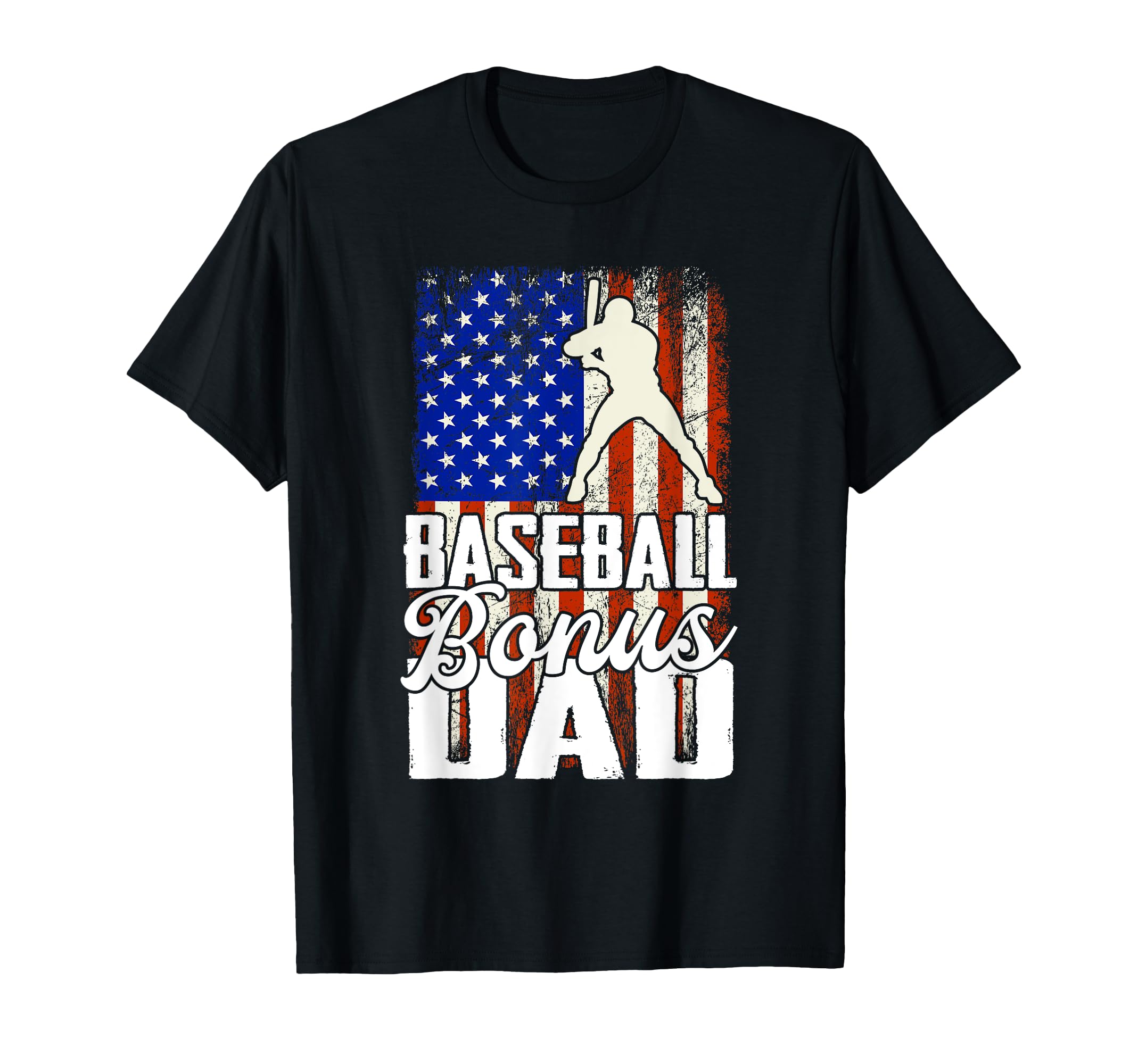 Baseball Bonus Dad Baseball T-Shirt - Custom Art Print Unisex - T-Shirt, Sweatshirt, Hoodie