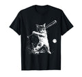 Funny Cat Baseball T-Shirt - Aesthetic Graphic Men Women - T-Shirt, Sweatshirt, Hoodie