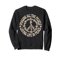 Peace Flower Imagine All Sweatshirt - Casual Everyday Wear for Adults - T-Shirt, Sweatshirt, Hoodie