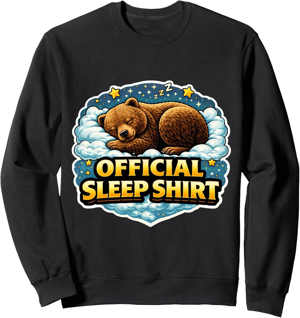 Official Sleep Cute Bear Sleeping Merch - Adult & Kids T-Shirts, Sweatshirts & Hoodies apparel design preview 1