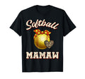 Softball Mamaw Leopard Heart Fans T-Shirt - Unique Graphic Men Women - T-Shirt, Sweatshirt, Hoodie