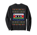 Theme Knitted Cassette Tape Sweatshirt - Trendy Graphic for Adults - T-Shirt, Sweatshirt, Hoodie
