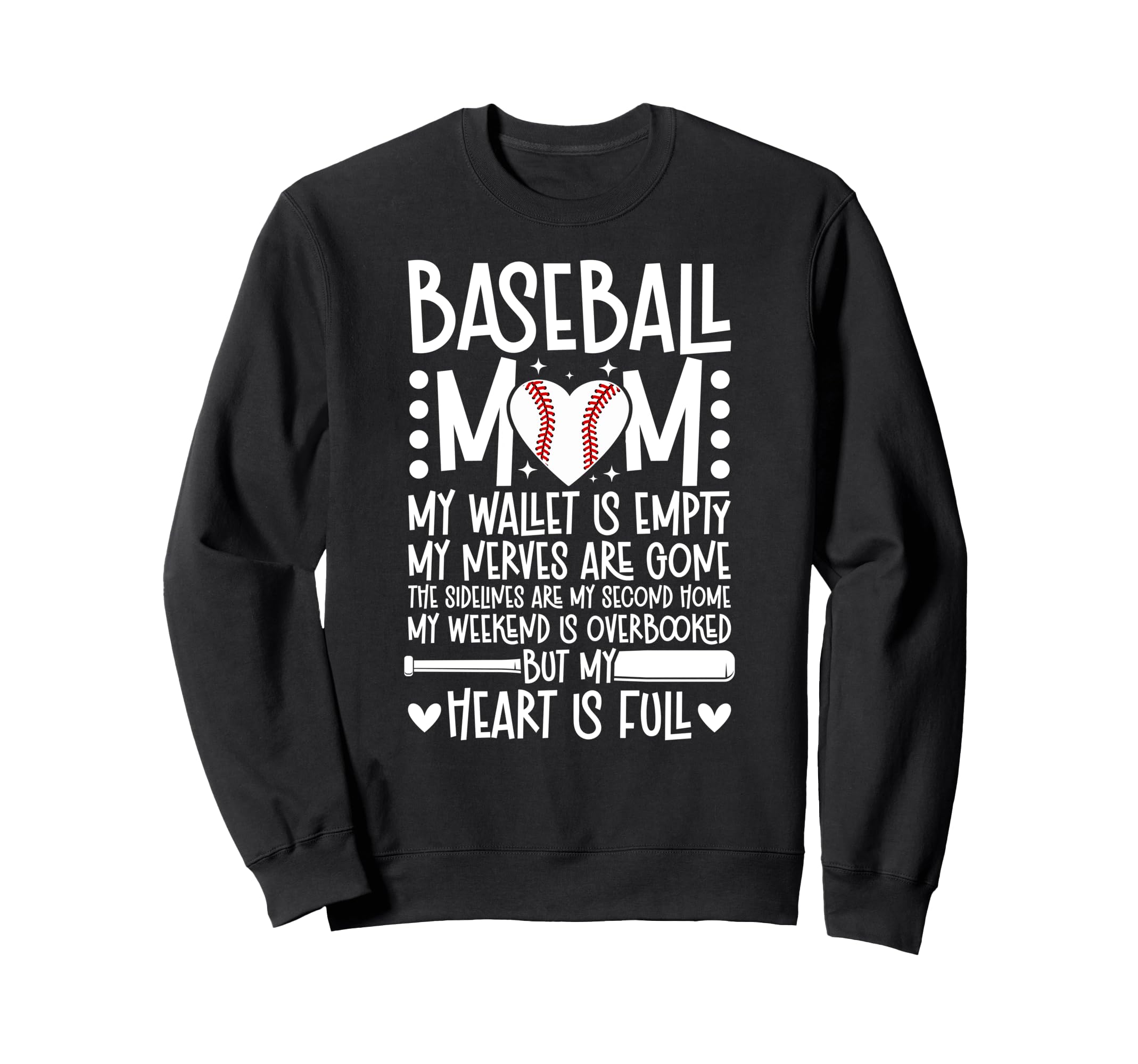 Proud Baseball Mom Baseball Player Sweatshirt - Minimalist Print Men Women - T-Shirt, Sweatshirt, Hoodie