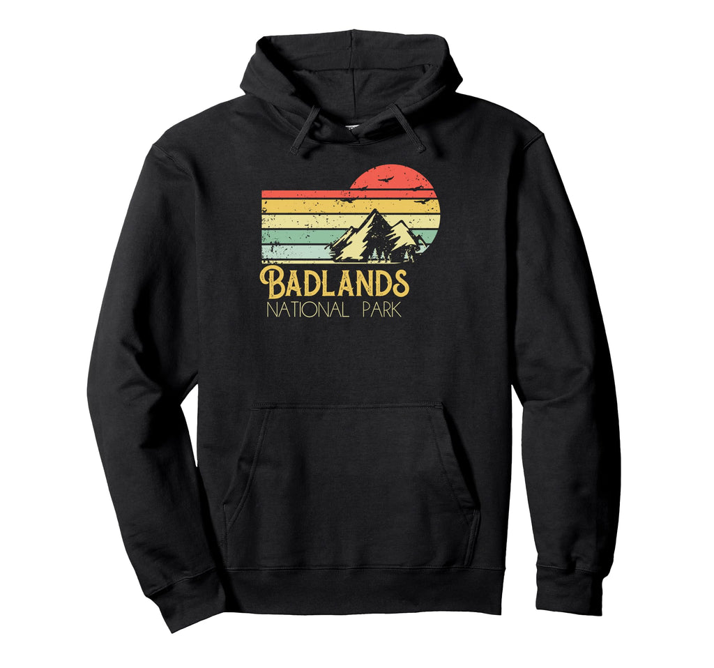 Badlands National Park Outdoor Hoodie - Trendy Graphic for Adults - T-Shirt, Sweatshirt, Hoodie