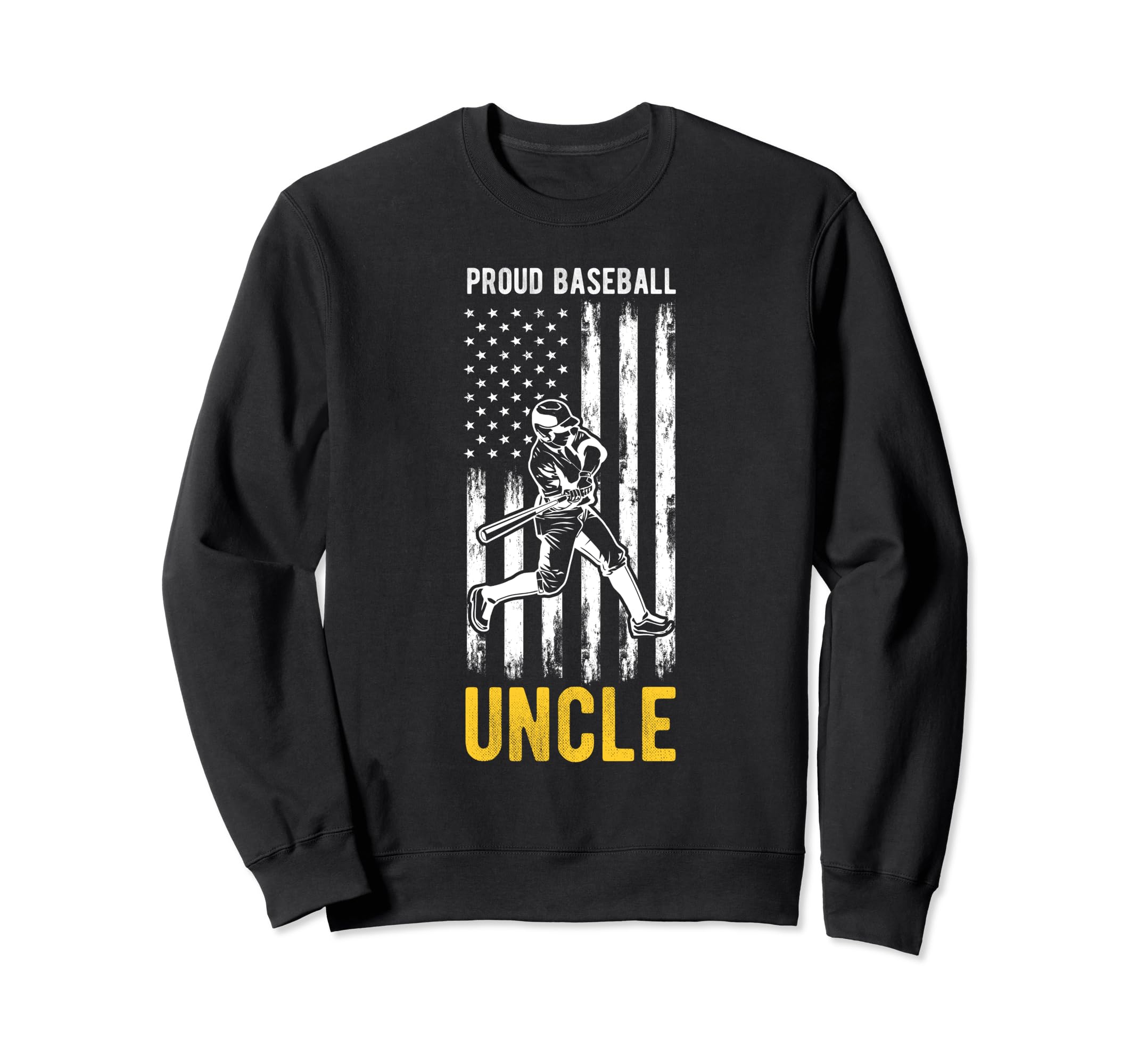 Proud Baseball Uncle Usa Team Coach Sweatshirt - Unique Graphic for Adults - T-Shirt, Sweatshirt, Hoodie