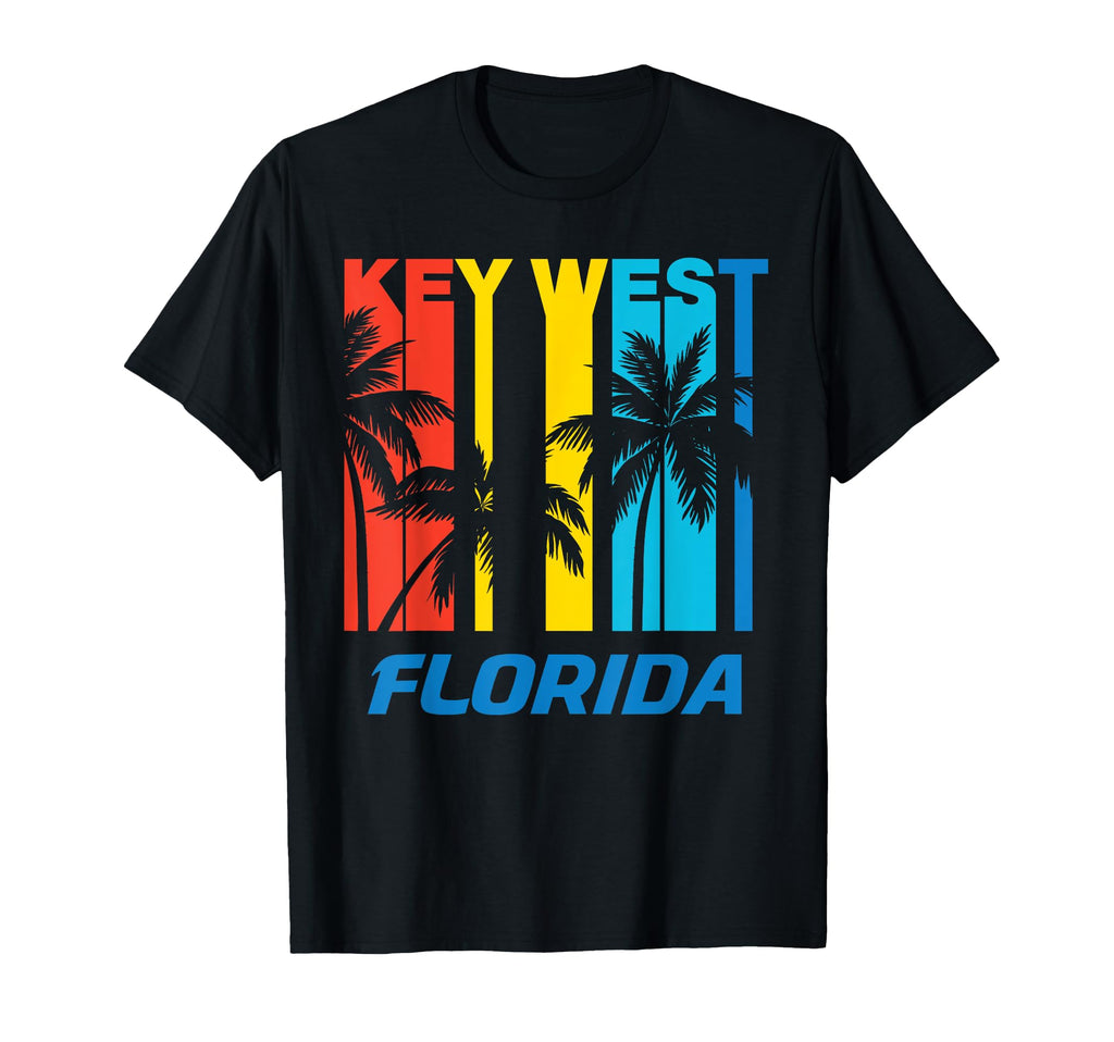 Key West Florida Palm Trees Vacation T-Shirt - Streetwear Style for Adults - T-Shirt, Sweatshirt, Hoodie
