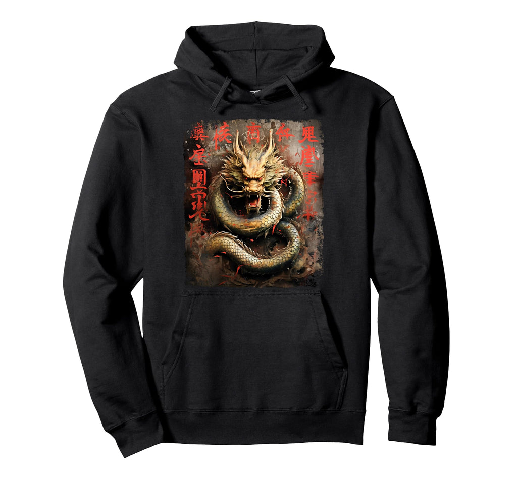 Aesthetic Dragon Streetwear Hoodie - Streetwear Style Unisex - T-Shirt, Sweatshirt, Hoodie