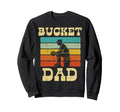 Bucket Dad Softball Baseball Fathers Sweatshirt - Streetwear Style Unisex - T-Shirt, Sweatshirt, Hoodie