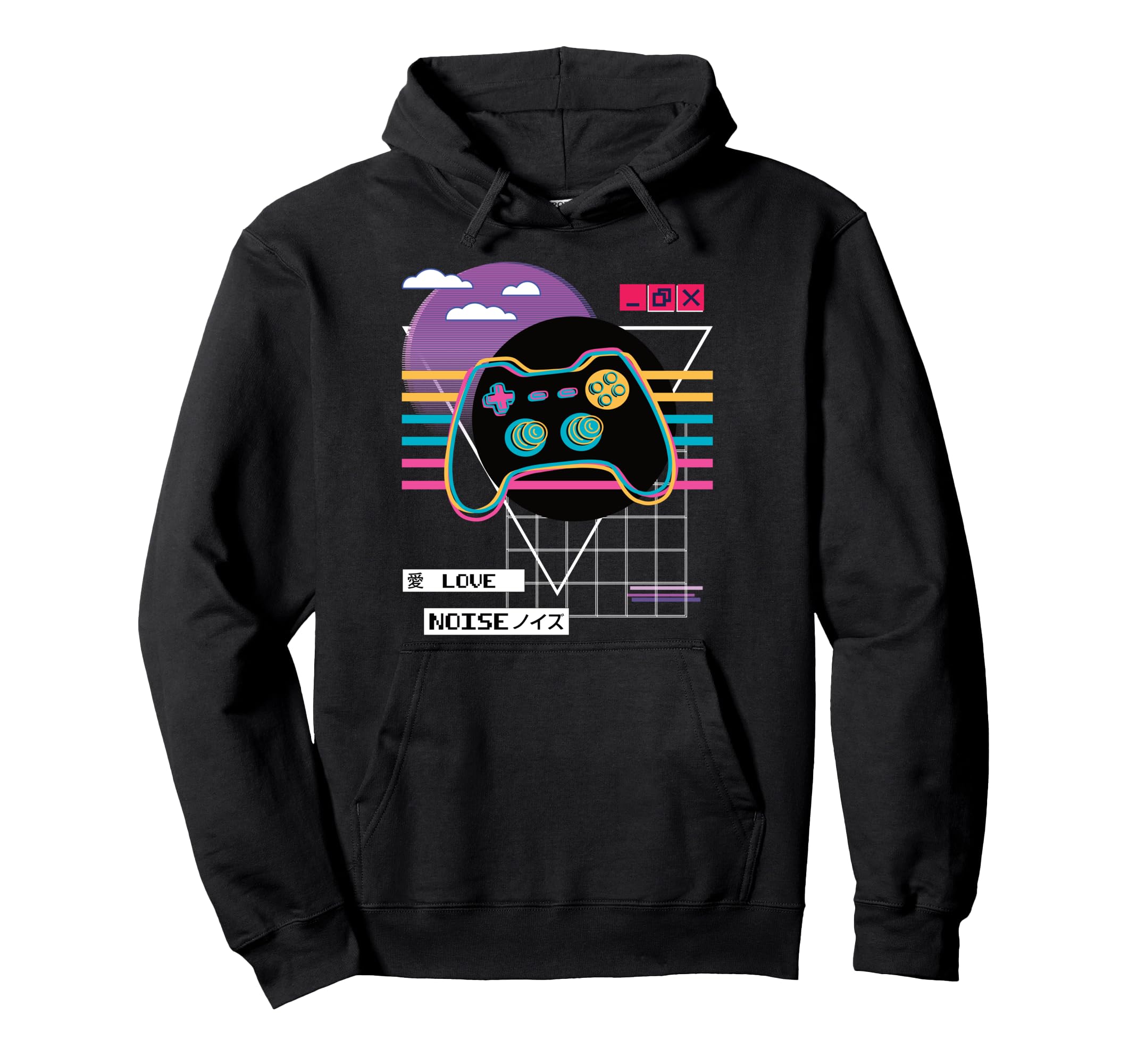 Vaporwave Aesthetic Japanese Korean Gaming Hoodie - Custom Art Print Unisex - T-Shirt, Sweatshirt, Hoodie