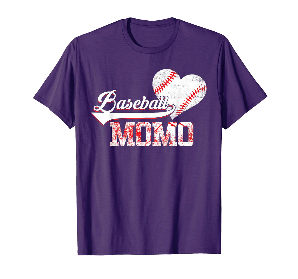 Family Baseball Player Gifts Baseball Momo T-Shirt - Novelty Apparel Unisex - T-Shirt, Sweatshirt, Hoodie
