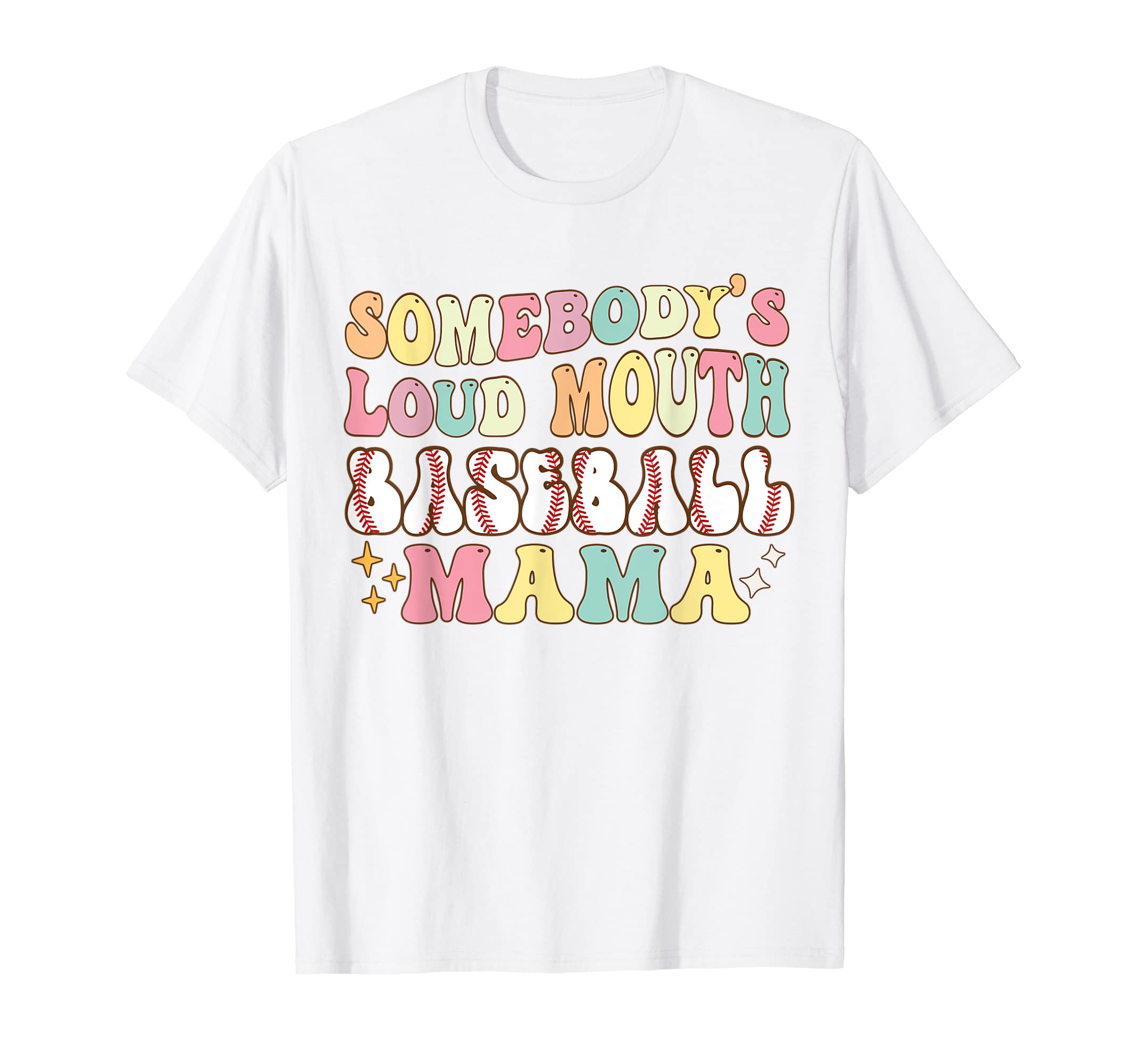 Mom Baseball Leopard Somebodys Loud T-Shirt - Minimalist Print Unisex - T-Shirt, Sweatshirt, Hoodie