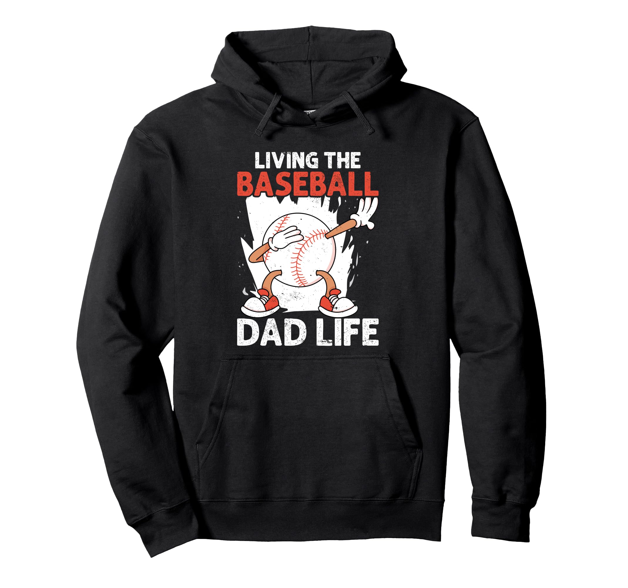 Fathers Day Baseball Dad Parent Hoodie - Aesthetic Graphic for Adults - T-Shirt, Sweatshirt, Hoodie