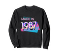 Made 1987 Y2K 80S 39Th Birthday Sweatshirt - Custom Art Print Unisex - T-Shirt, Sweatshirt, Hoodie