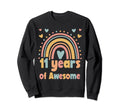 11 Years Awesome 11Th Birthday Sweatshirt - Novelty Apparel for Adults - T-Shirt, Sweatshirt, Hoodie