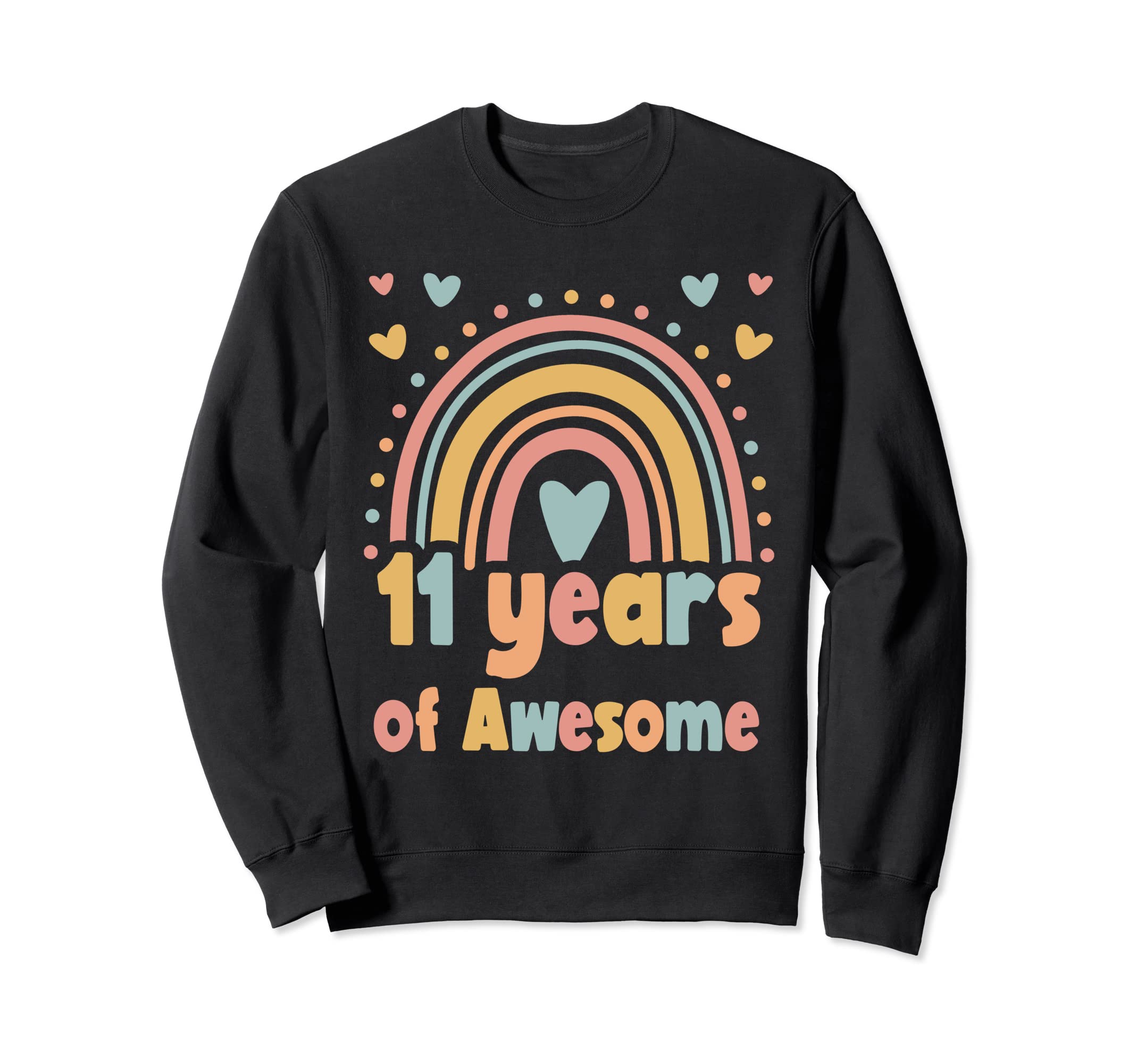 11 Years Awesome 11Th Birthday Sweatshirt - Novelty Apparel for Adults - T-Shirt, Sweatshirt, Hoodie