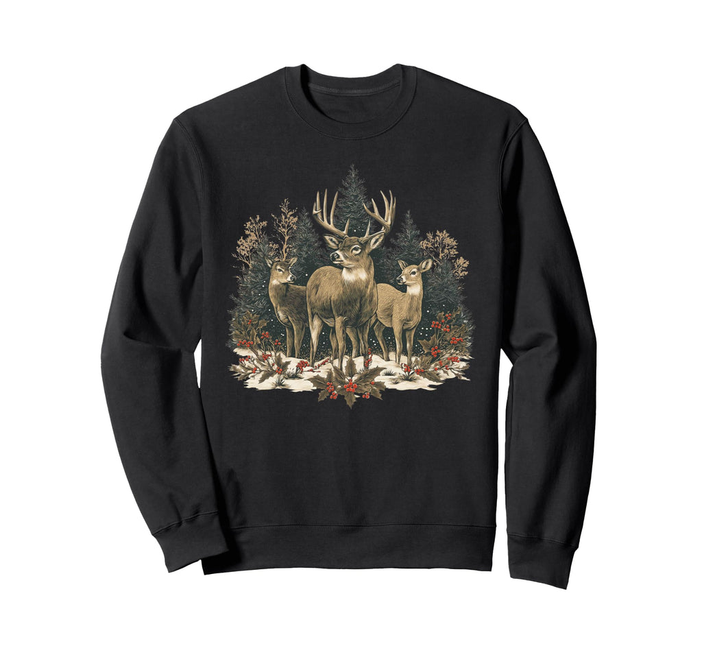 Deer 90S Sweatshirt - Trendy Graphic Unisex - T-Shirt, Sweatshirt, Hoodie